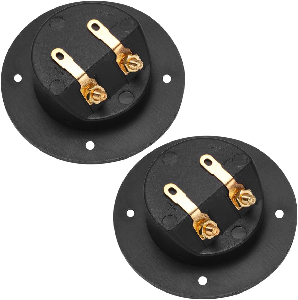 Healifty 2pcs Speaker Rear Panel Wiring Terminals Boombox