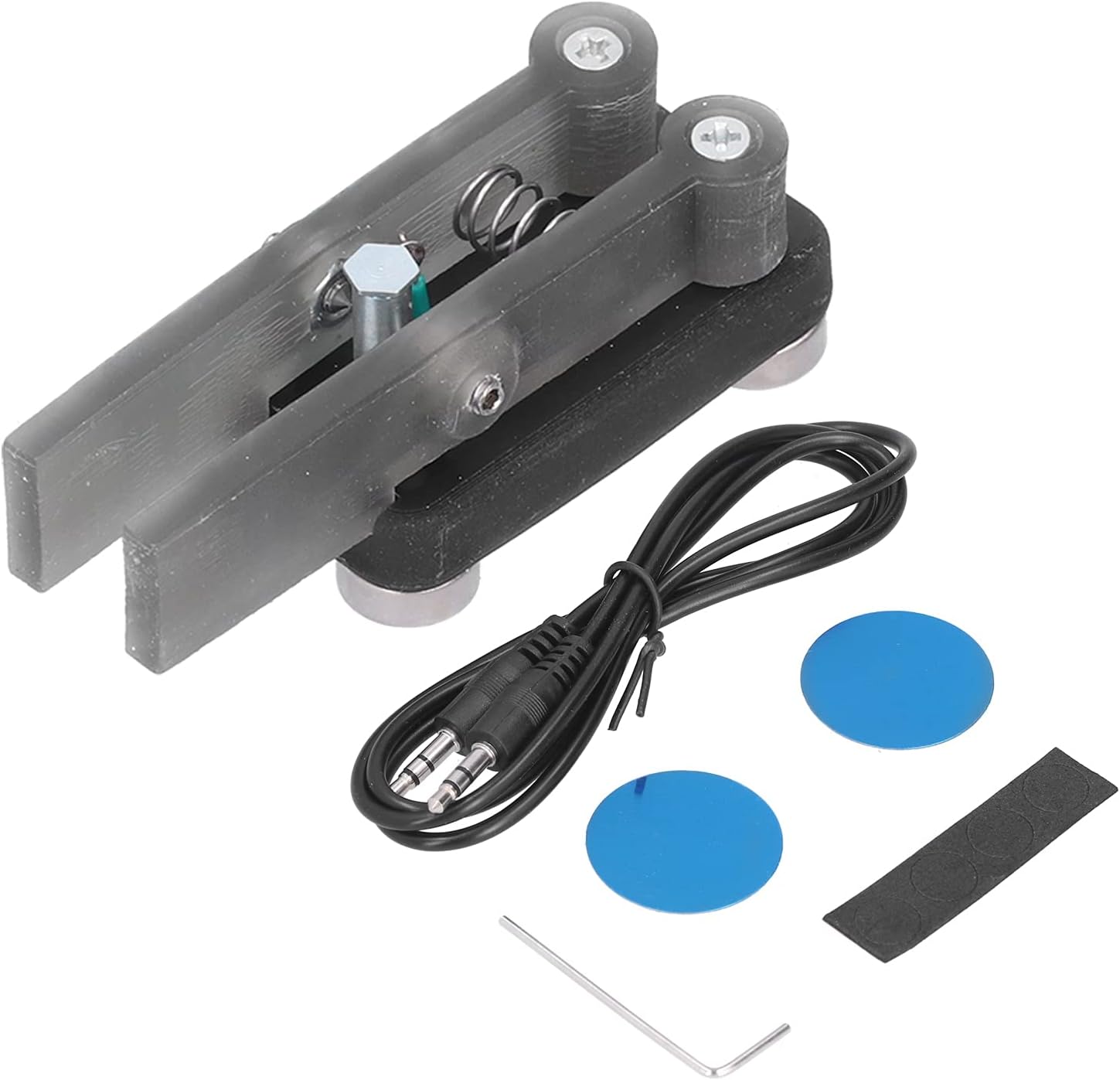 Portable Shortwave Radio Code CW Telegraph Radio, Dual Paddle ABS Material, Lightweight Design - Reliable Performance, Easy Operation, Ideal for Radio Enthusiasts