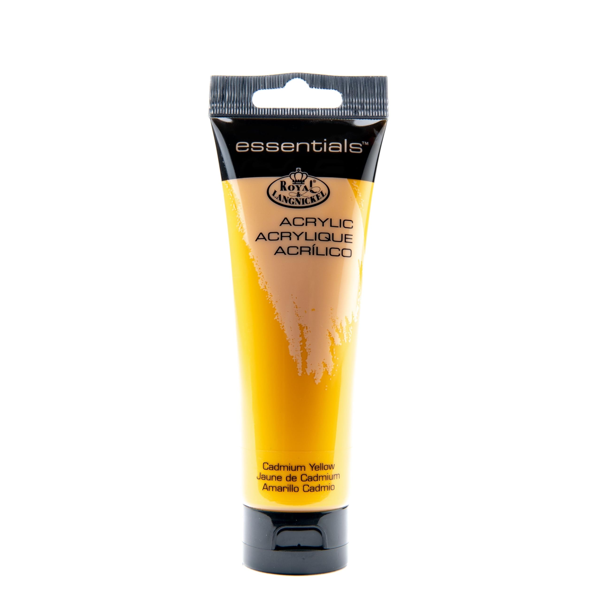 Royal & Langnickel 120ml Essentials Tubes Acrylic Paint - 36 Colours (Cadmium Yellow - RAA 108)
