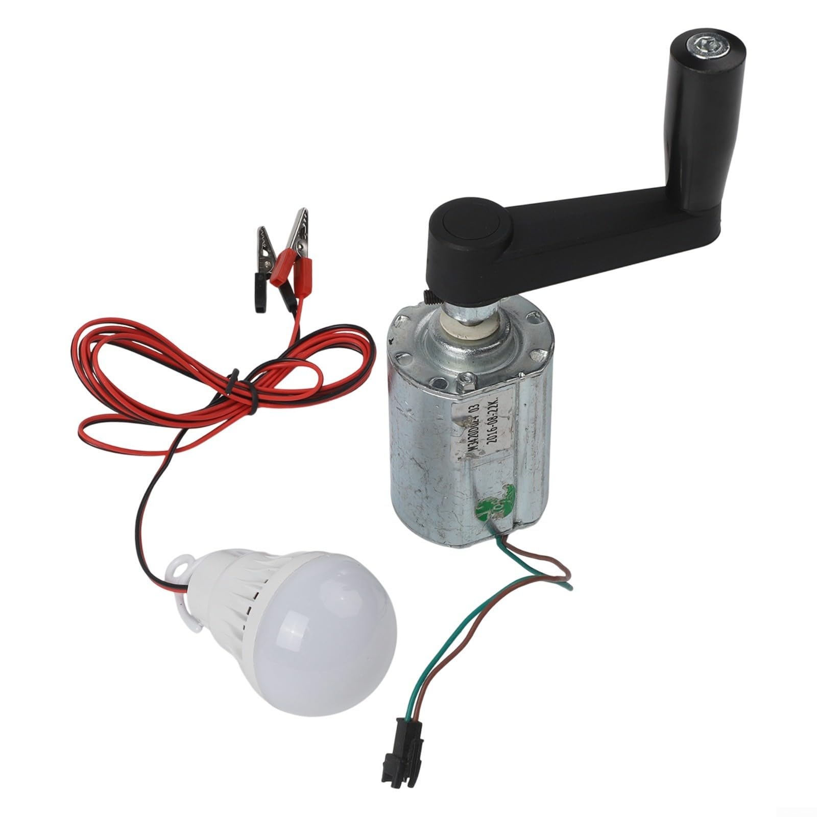 Modello di turbina eolica Breeze fai da te a manovella 12V 80W generatore a magnete permanente adatto per uso domestico o esterno (Set 2)