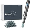 Dr.Pen Ultima M8 Microneedling Pen Original Dr Pen Electric Microneedling Machine Professional Microneedle Pen Kit for Face Body Hair Beard Growth Gift - 12 Cartridges