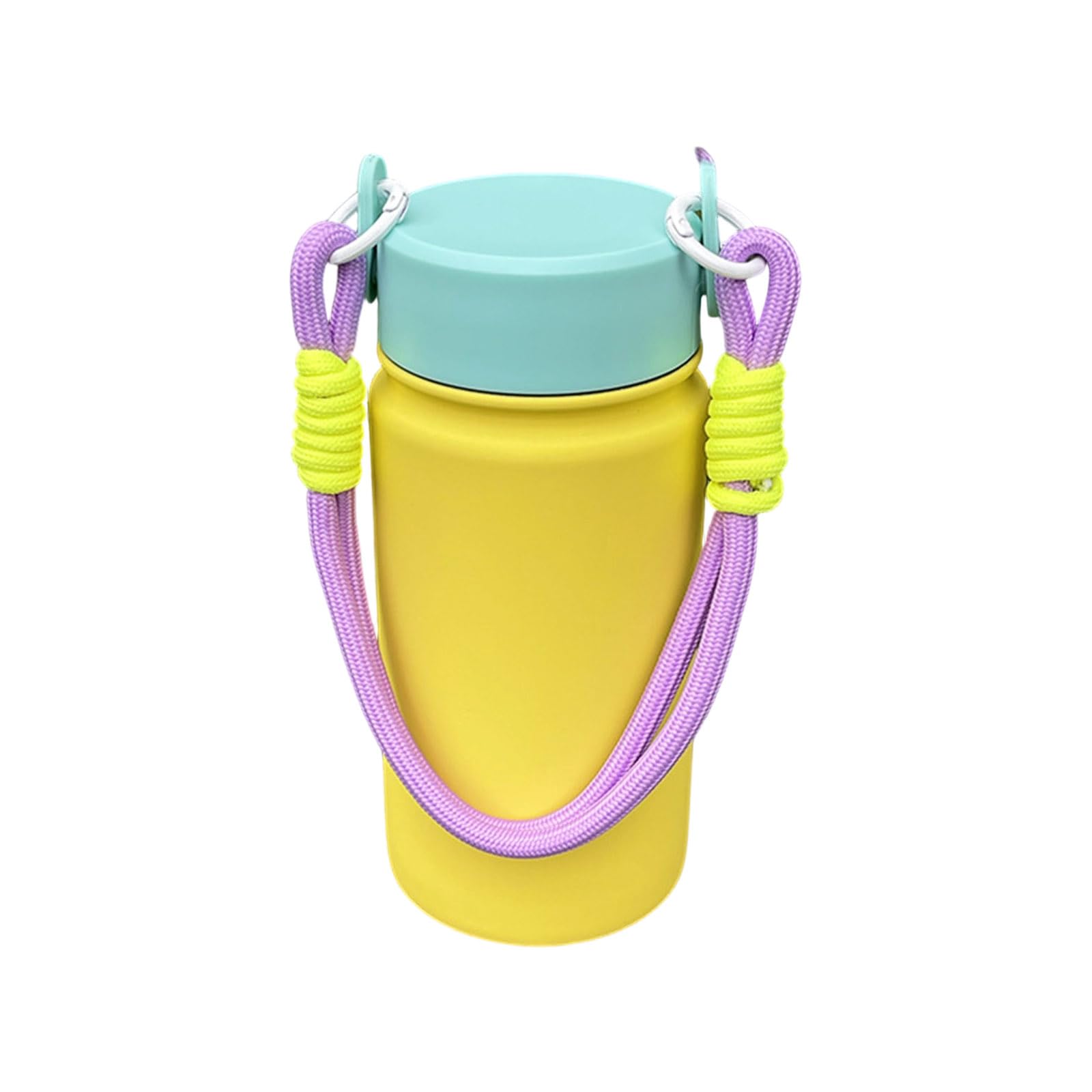 Xjdzineq Flasks 350ml Portable Hand Straps Design Leak Proof Insulated Tumblers for Gym Daily Use Beverage Container
