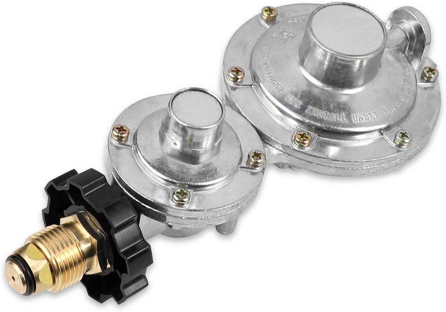 Aekops Vertical 2 Stage Propane Regulator with POL