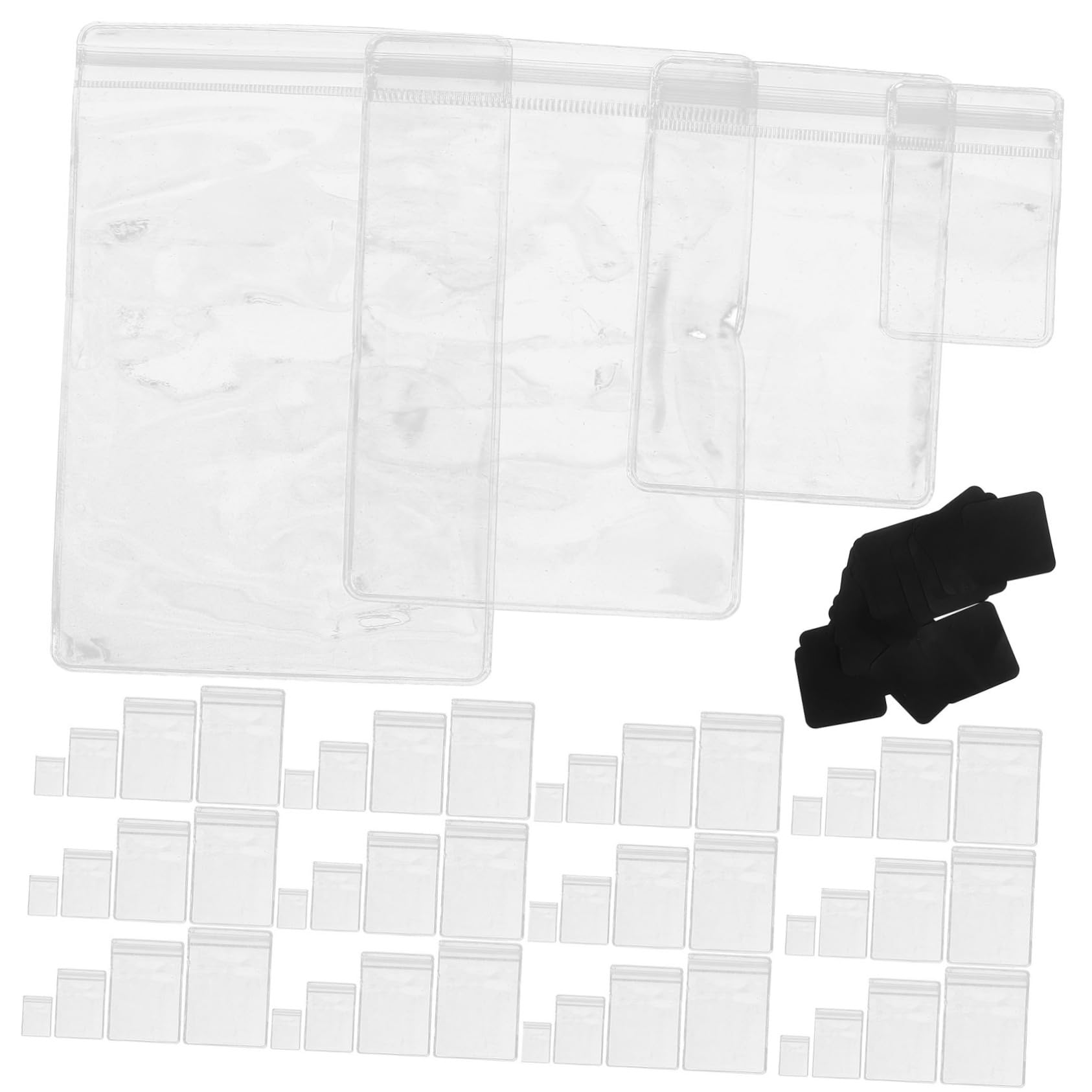 STOBOK 1 Set Jewelry Packaging Bag Small Jewelry Bags Small Jewelry Holder Jewelry Pouch Self Seal Jewelry Bag Small Bags for Jewelry Portable Bags Pocket Pvc United States, 2.50X2.50X0.10CM