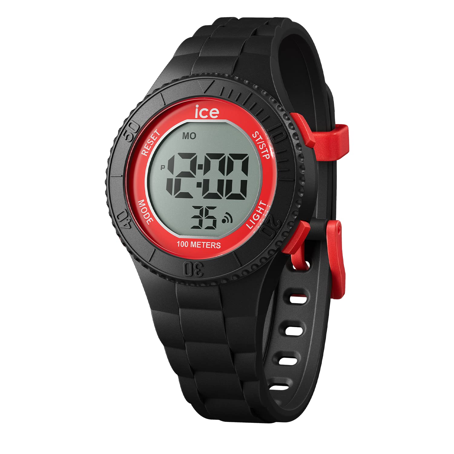 ICE-WATCH - ICE Digit Black Spider - Boy's Wristwatch with Plastic Strap - 021007 (Small)