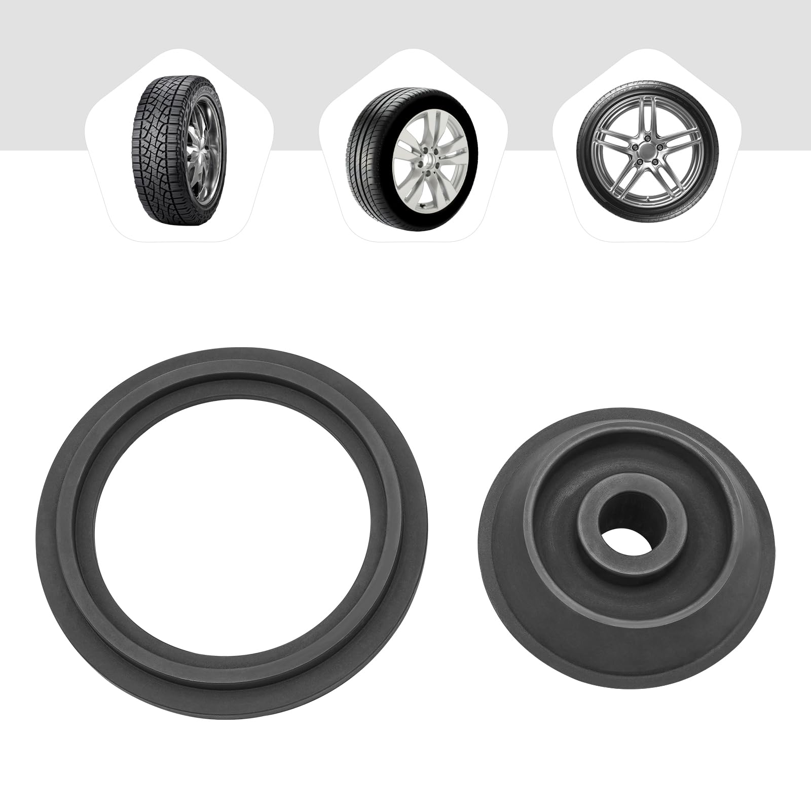 FALUSHAN Wheel Balancer Cone,36mm Universal Wheel Balancer Adapter Cone Set,Tire Balancer Accessories Universal Shaft Coats Standard Vehicle Tool,1.77