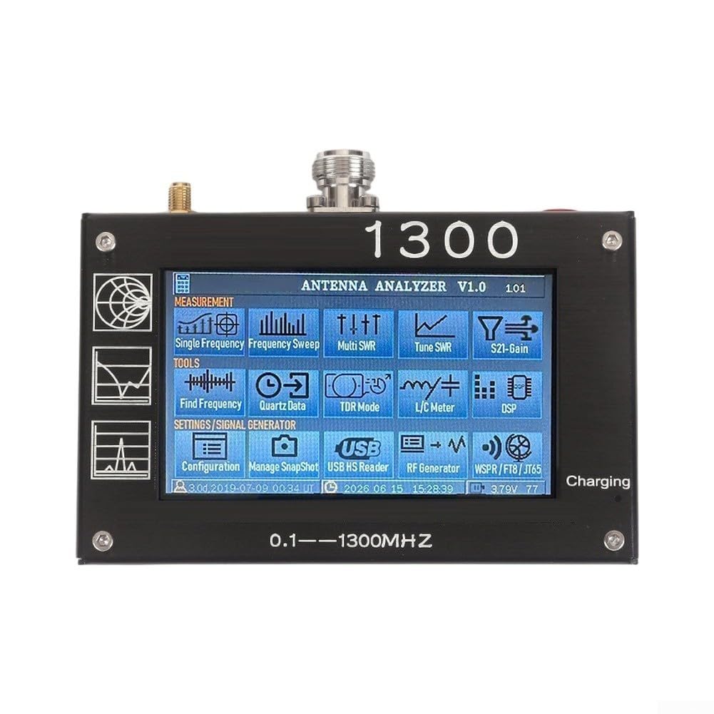 Analizador de Vectoriales Mini1300 0.1-1300MHz VSWR Analizador