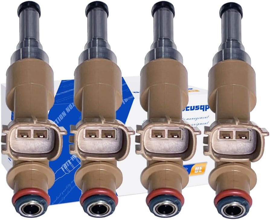 23250-0T020 Set of 4 Fuel Injectors Compatible with 2008-2011 Toyota Corolla Matrix Scion XD 1.8L FJ1068,322-50202