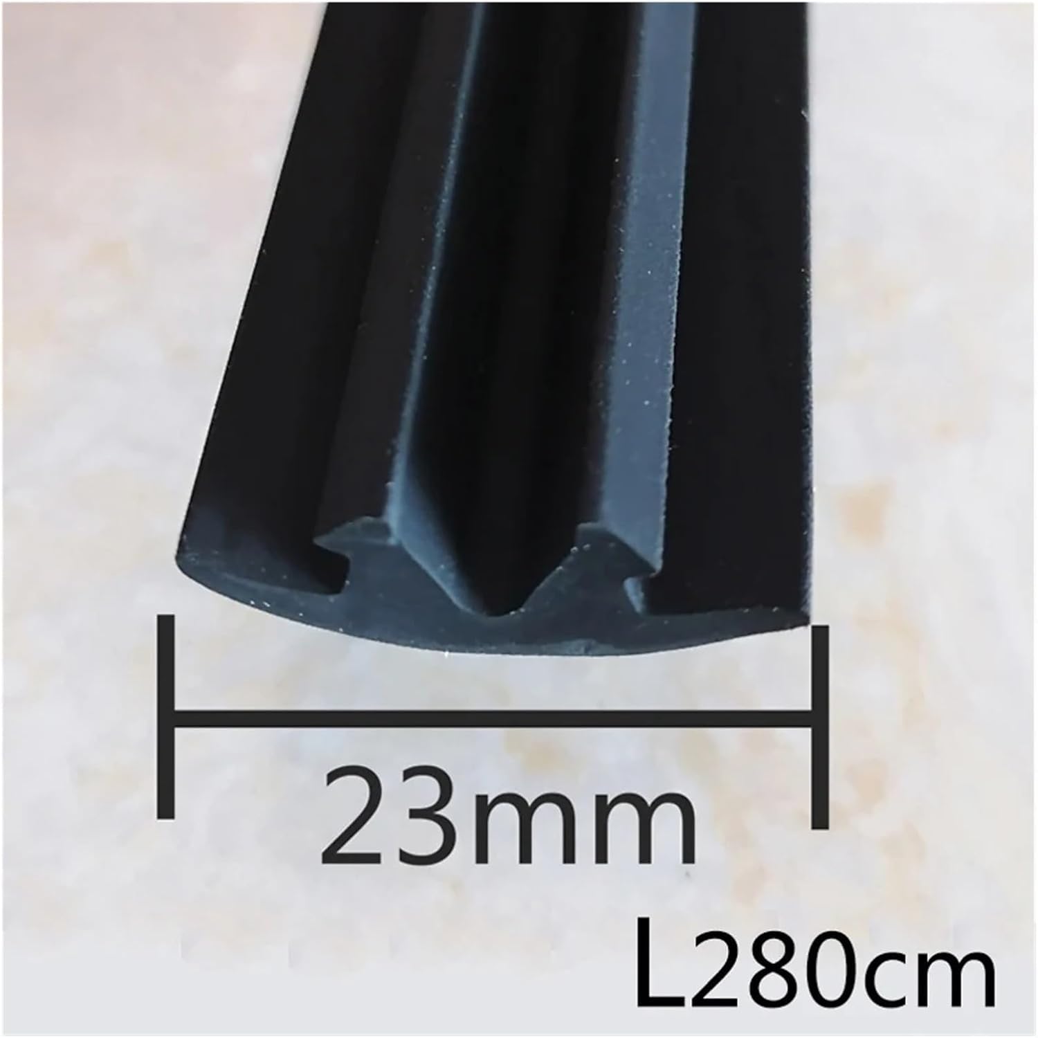 Barre Longitudinali Striscia di gomma sigillante per barra sul tetto dell'auto disponibile durevole universale L280cm-W2.3cm Barre Tetto