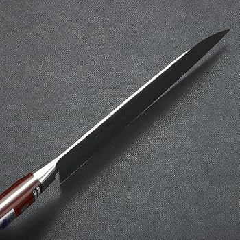 白紙1号 クラッド 万能包丁 170㎜ #9326 焼柄 月光作 月光作 白紙1号 黒打 文化包丁 170㎜ #1321 焼栗柄 包丁・ナイフ