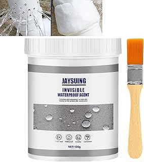 30g/100g Jaysuing Invisible Waterproof Agent, Instarepair Waterproof Anti-Leakage Agent, Super Strong Invisible Waterproof Anti-Leakage Agent, Transparent Waterproof Insulating Sealant (3PCS 100g)