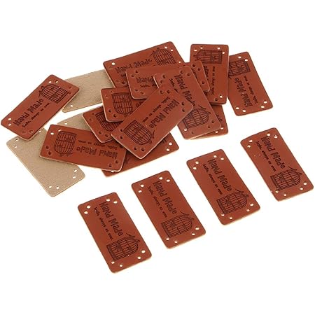 Amazon レザータグ 革タグ ハンドメイドタグ 合皮 漫画柄 裁縫 装飾 編物 個 全5色 ２ ワッペン アップリケ 通販