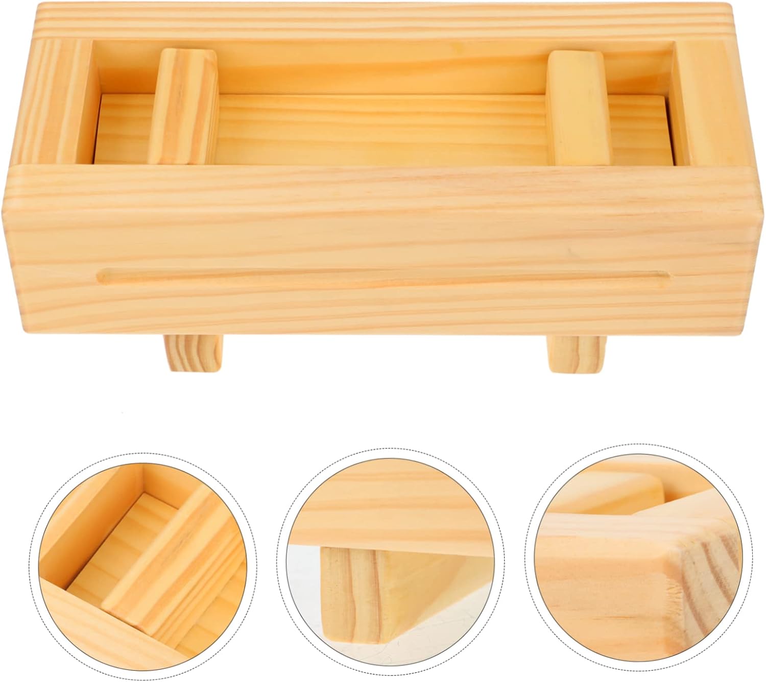 PRETYZOOM Wooden Sushi Mold Sushi Making Tool for Beginners Nigiri Kit Maker Roll Maker Diy