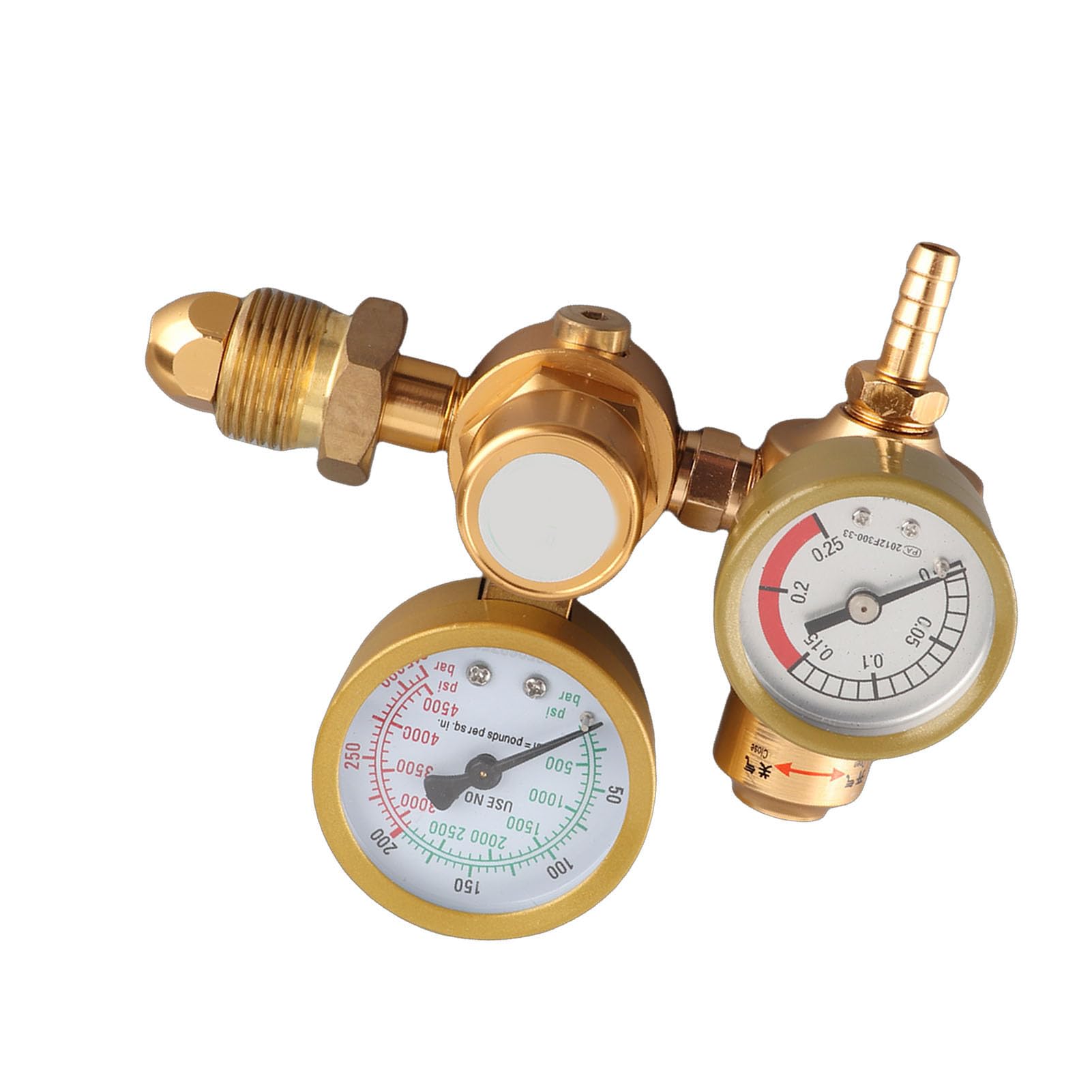 Regulator spawania gazowego Argon Miernik CO2 TIG MIG Przepływomierz 4500psi