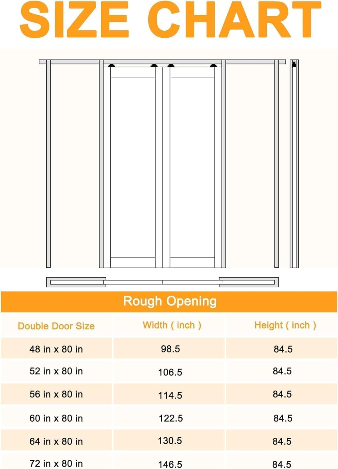 Soft-Close Sliding Pocket Door 56" x 80", 10-Lite Tempered Clear Glass Door Slab with Hardware Kit&Pocket Doors Frame, Interior Sliding Doors for 2x4 Stud, Paintable&Pre-Finished
