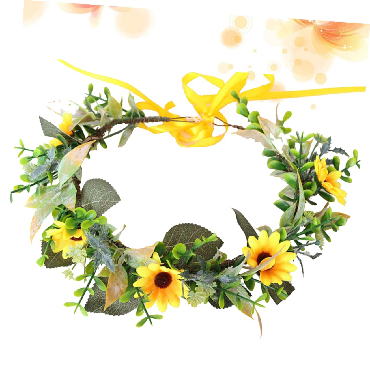 FRCOLOR 3 Piezas cintas para el pelo de fiesta hair topper wedding diadema floral para mujer guirnalda de boda tiara aro de pelo de fiesta diadema de flores pequeña margarita venda novia