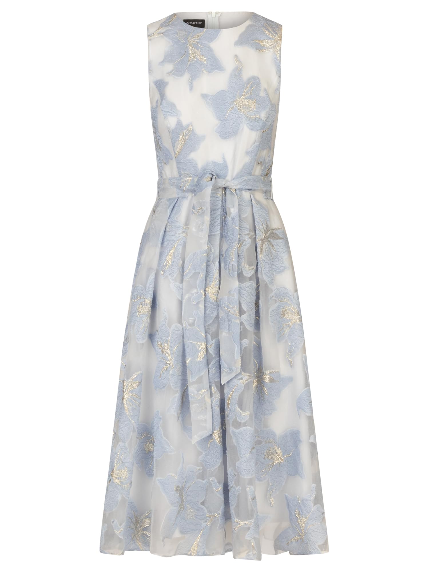 APART Midi Jacquardkleid aus einem strukturierten Organza Jacquard,
