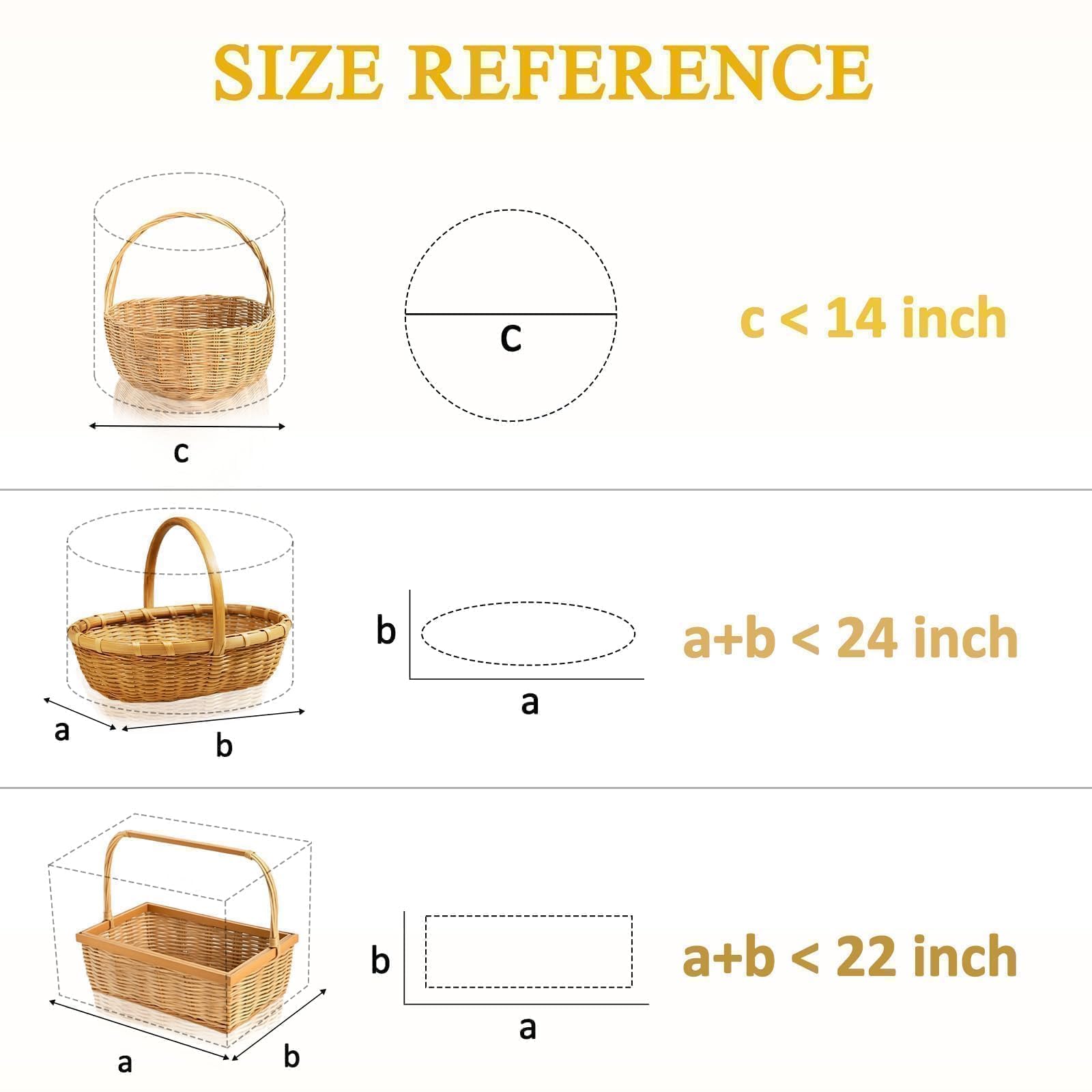 PigPotParty 10 Pack 24x30 Inch Large Cellophane Bags for Gift Baskets, Thick Clear Plastic Basket Wrap, Includes 10 Large Gold Pull Bows