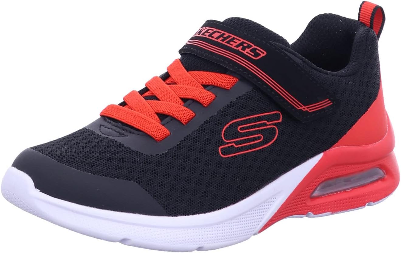 SKECHERS KIDS Microspec Max (Little Kid/Big Kid) Black/Red 1.5 Little Kid M