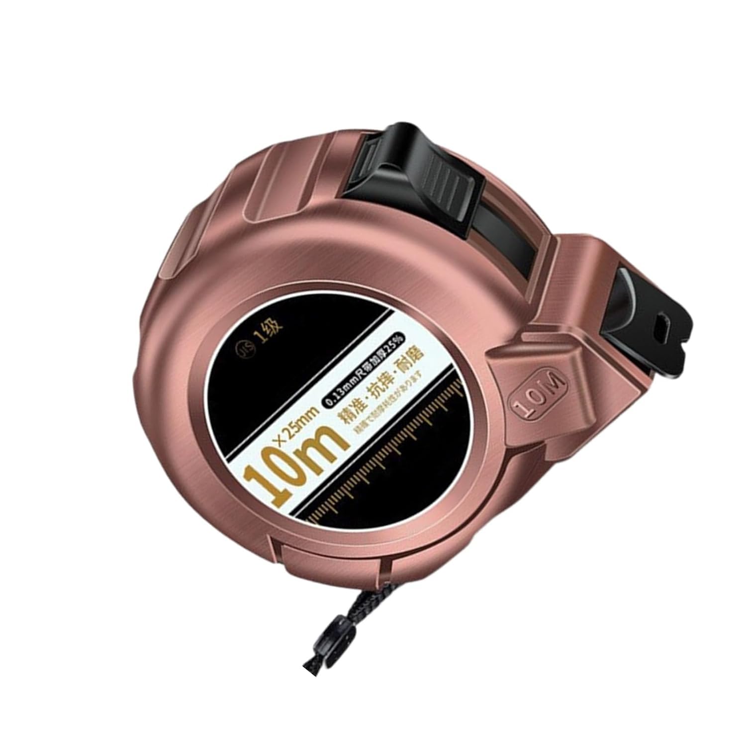 Cinta métrica compacta, Cinta métrica de 3/5/7, 5/10m, Cinta métrica de Nailon Resistente al Agua de Acero, Cinta métrica con Mecanismo de Bloqueo automático