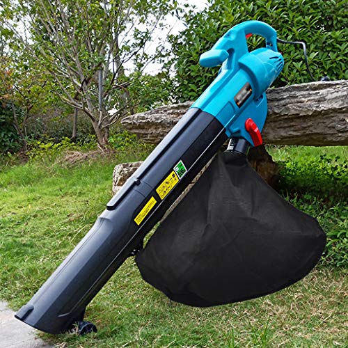 YITIE Soplador/Aspirador/Triturador de Hojas Eléctrico de 3000W - Bolsa Grande de 45 L, Velocidad Variable, Ruedas Giratorias - para Limpiar Polvo/Hojas/Nieve/Automóvil