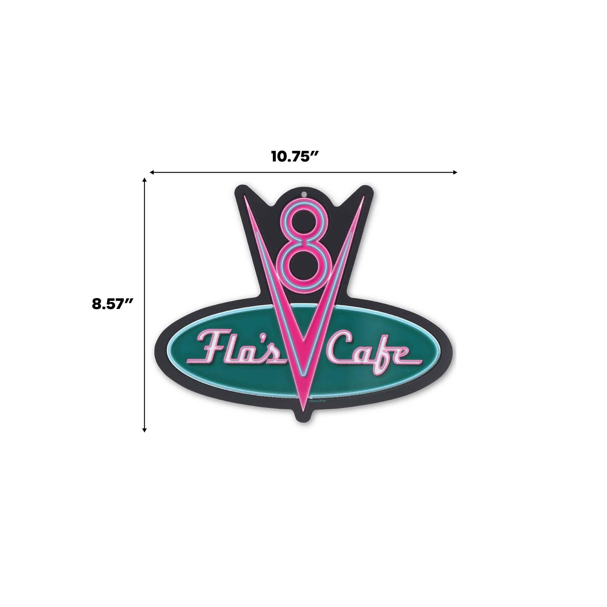 Amazon.com: Disney Pixar Cars Flo's V8 Cafe Metal Wall Sign - Fun