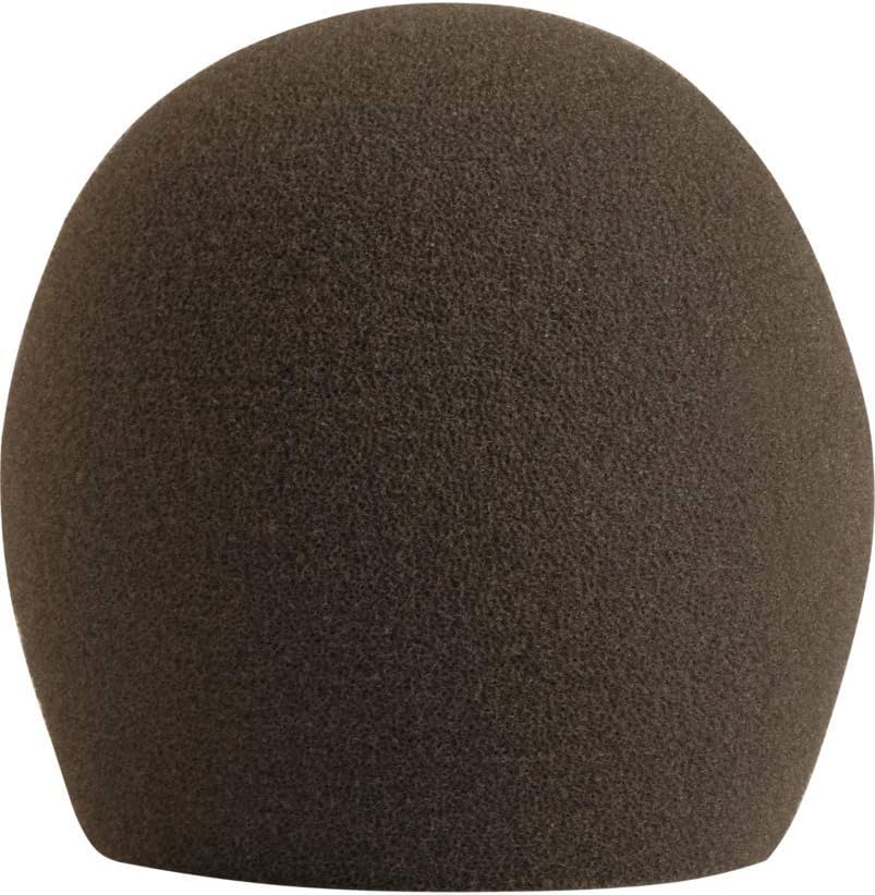 Shure A58WS-GRA Foam Windscreen for All Ball Type Microphones, Gray (Pack of 3)