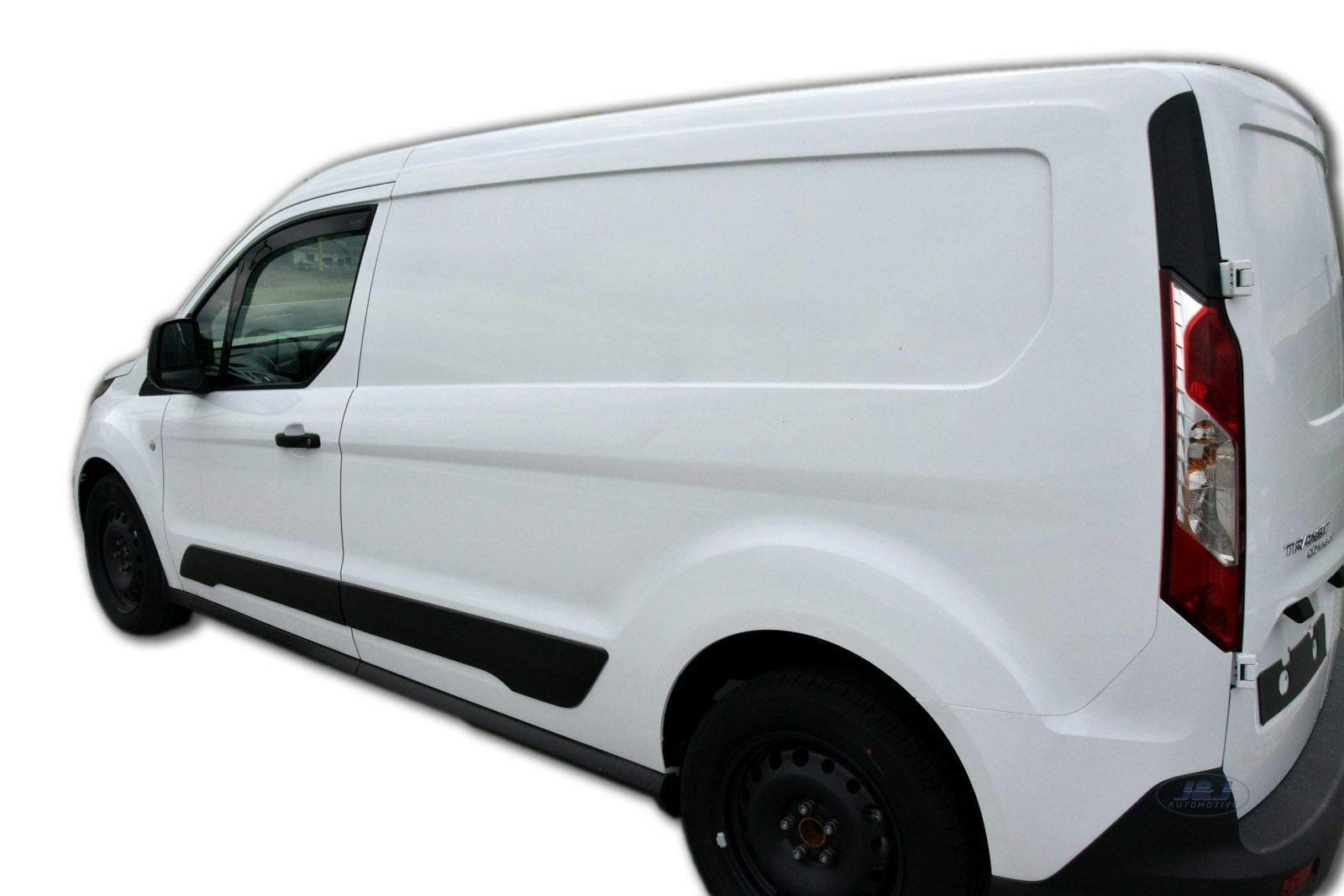 J&J AUTOMOTIVE Heko Déflecteurs d'air et de Vent pour Ford Transit Connect 2014-2022, Lot de 2pcs, Teintés, Avant et Arrière, Aérodynamique