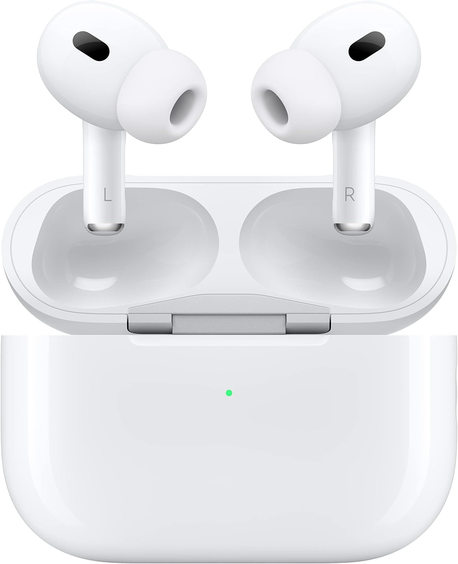 AirPods Pro (2nd generation) with MagSafe Charging Case (USB-C), White (Renewed)