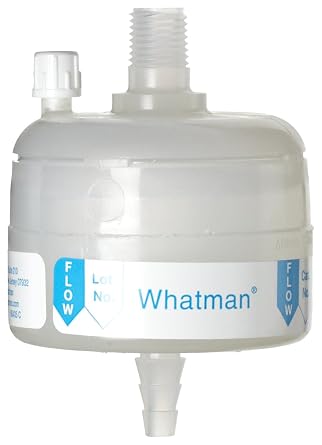 Whatman 6711-3601 Polycap TF 36 PTFE Membrane Capsule Filter with MNPT Inlet and SB Outlet, 60 psi Maximum Pressure, 0.1 Micron