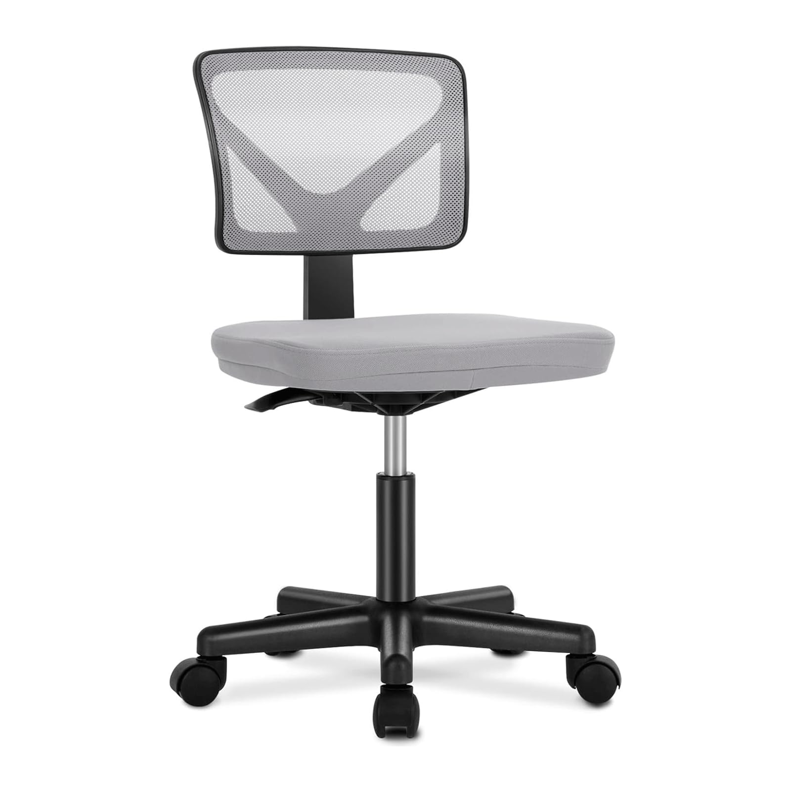 Chaise de bureau dos sensible sans accoudoirs siège ordinateur respirant LWX vert