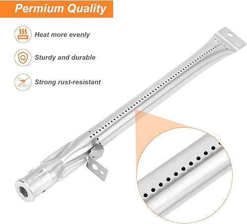 Miniatura 3 de Piezas de repuesto para parrilla Cuisinart GAS2456AS, GAS2556AS, GAS1456ASO, GAS1456BSO, GAS9456ASASO, GAS9556ASASO, GAS2420AS, quemador de