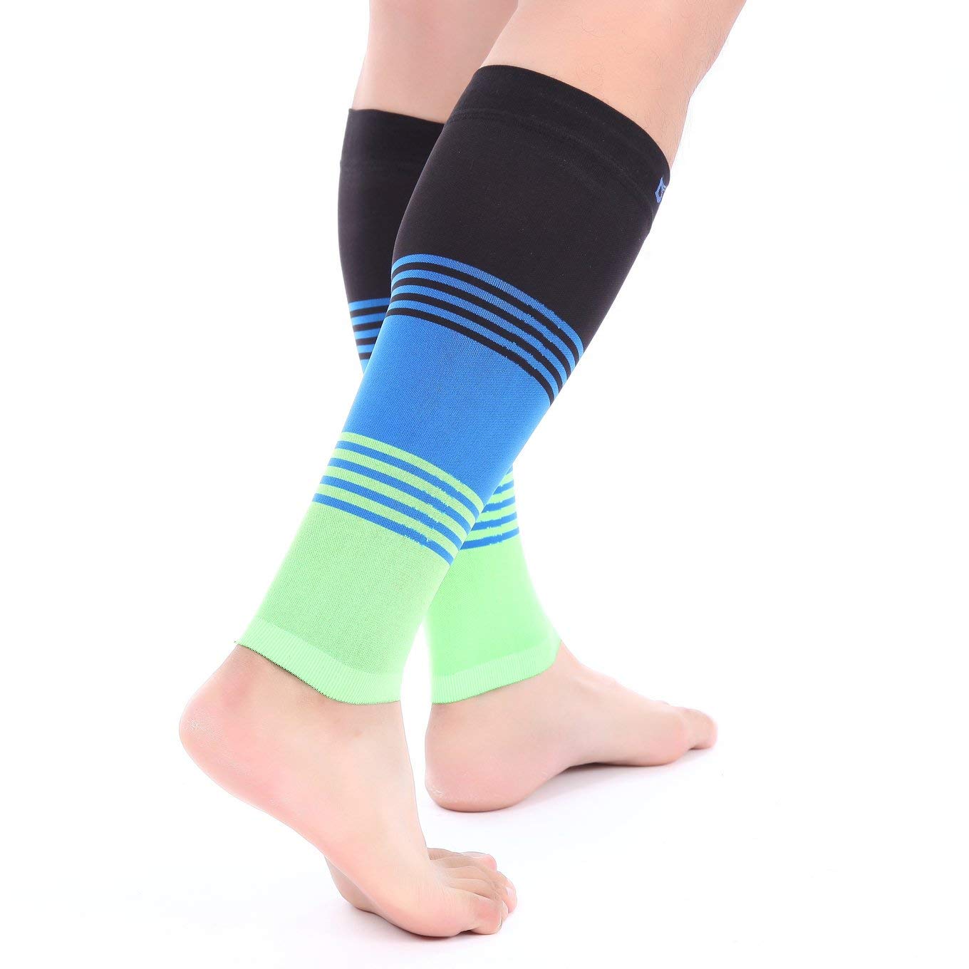 Up To 60% OFF Doc Miller Calf Compression Sleeve Men and Women 20-30 mmHg, Shin Splint Compression Sleeve, Medical Grade Socks for Travel Recovery, Varicose Veins and Maternity 1 Pair XXX-Large Black Blue Green Calf Sleeve