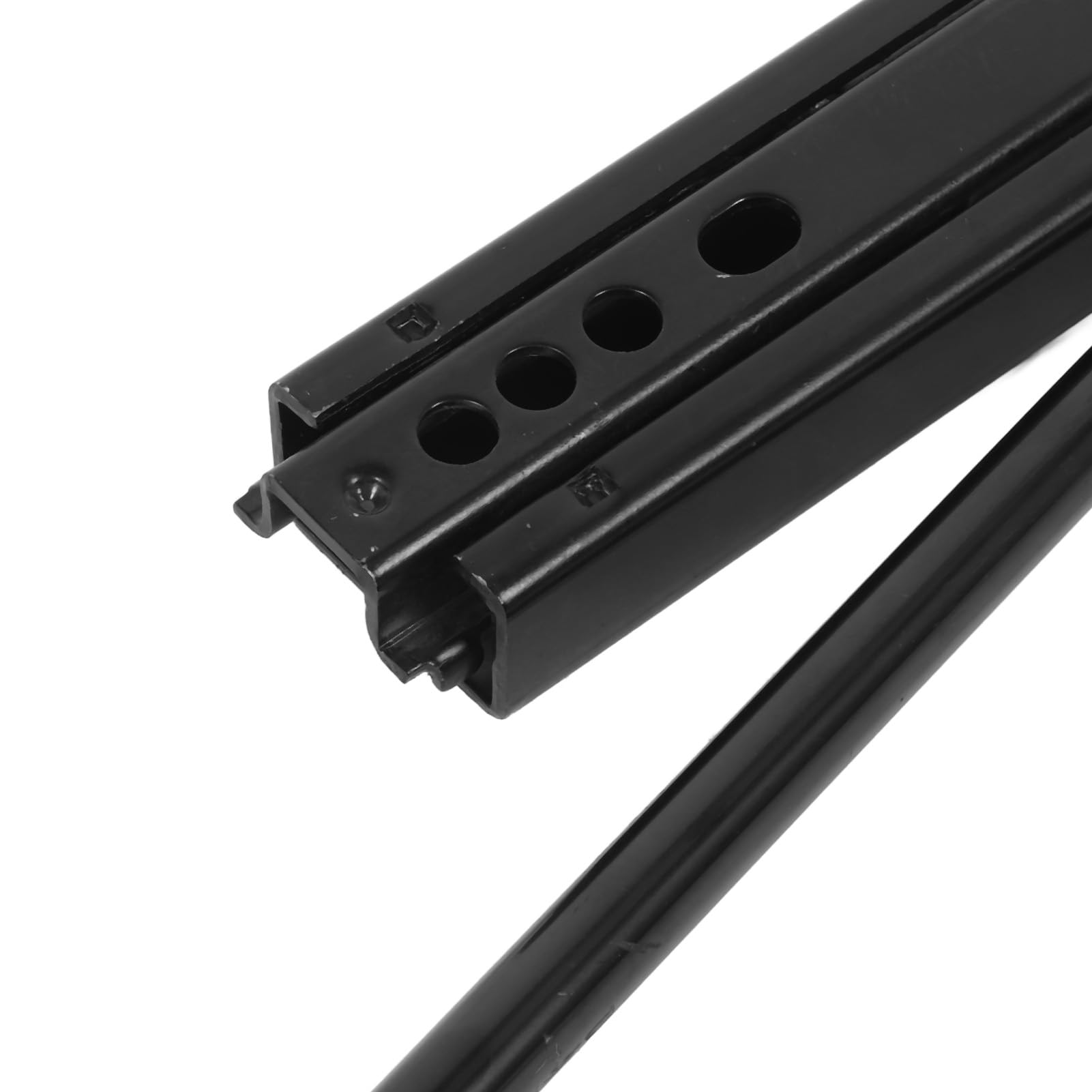 Drfeify Binario di Scorrimento del Sedile Slider del Sedile Universali in Acciaio Laminato a Freddo 340 Mm Supporto per a Doppia Chiusura Manuale con in Avanti di 115 Mm per Sostituzione e