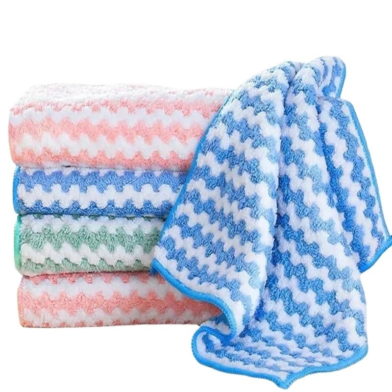 GUYANA Trapos Cocina 5/10/20 Piezas de Almohadillas absorbentes for Fregar, Toallas de Limpieza y Lavado de Cocina domésticas secas y húmedas Balletas Microfibra (Color : Mixed Color 20PCS)