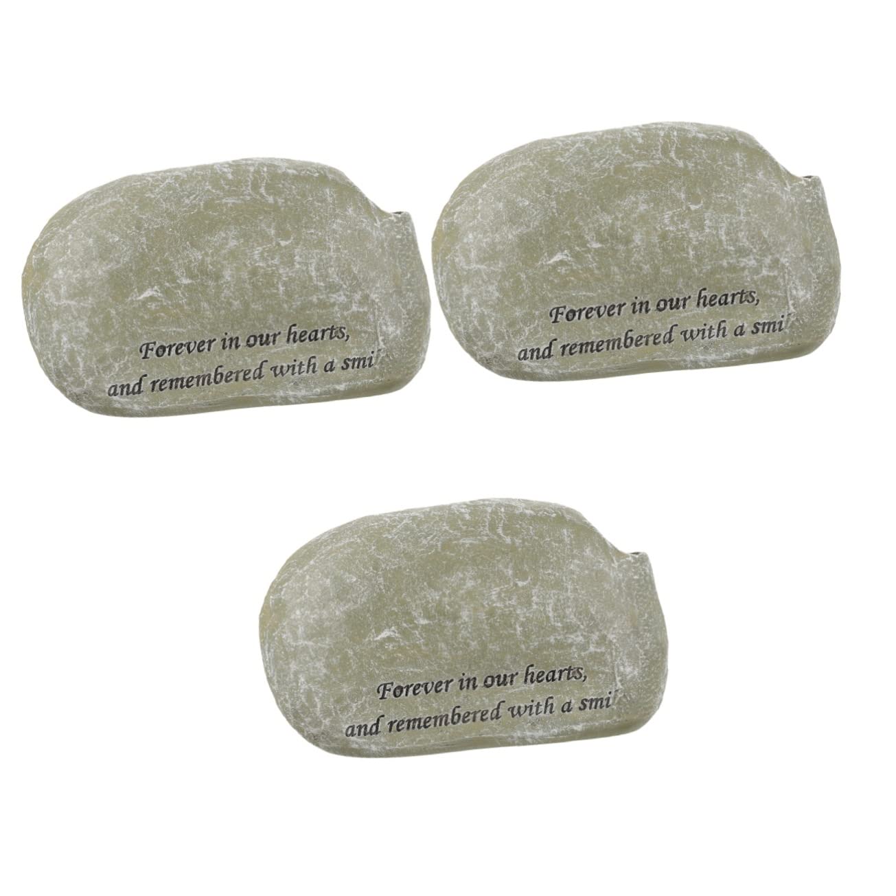YARNOW 3 Piezas Lápida para Mascotas Piedra Conmemorativa De La Huella De La Pata Piedra Conmemorativa del Perro Lápidas De Perro Al Aire Resina Sintética Exterior Tumba De Mascota