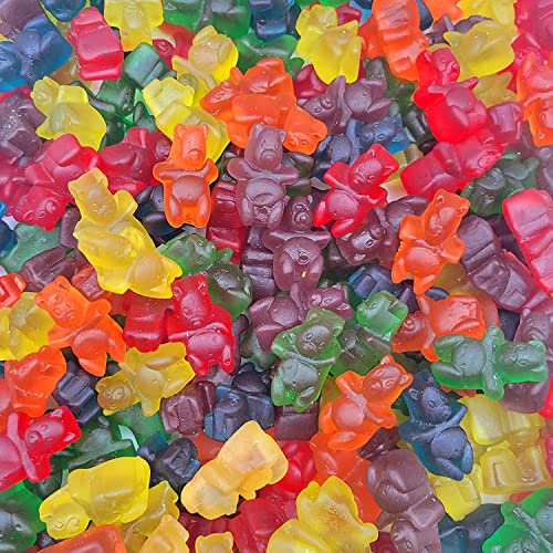Trolli Big Bold Bears Gummy Candy – Assorted Fruit Flavored Big Bold Bulk Yummy Gummy Bears – Party Pack - 4 Pound