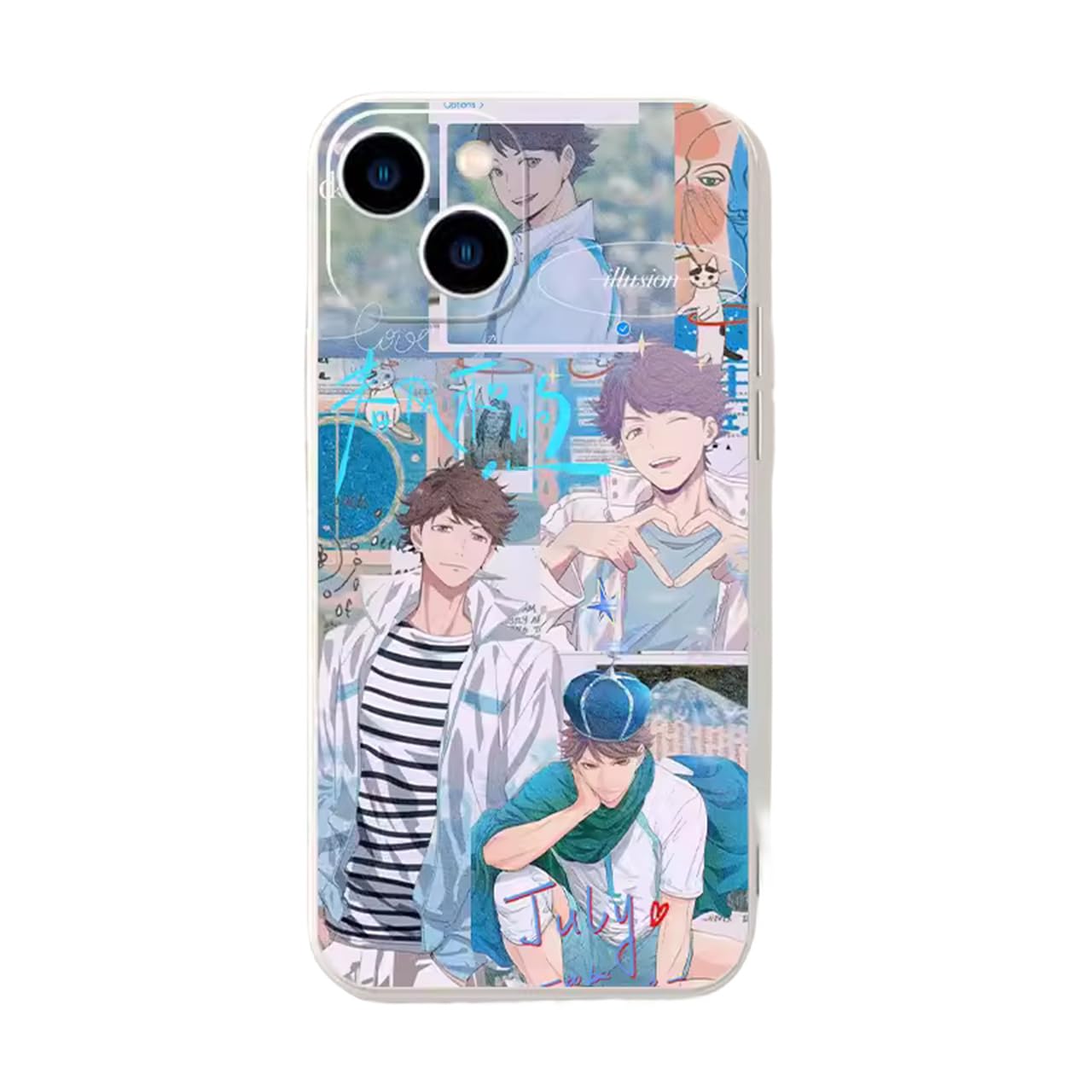 Amazon.co.jp: HUNIY ハイキュー!! 携帯ケース 及川徹 スマホカバー