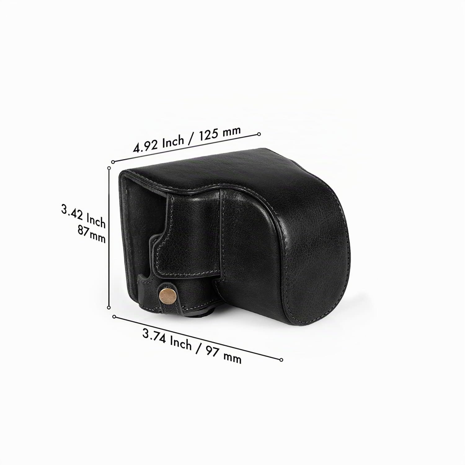 MegaGear Ever Ready - Funda de Piel para cámara de Fotos Compatible con Leica D-Lux 7, D-Lux 8