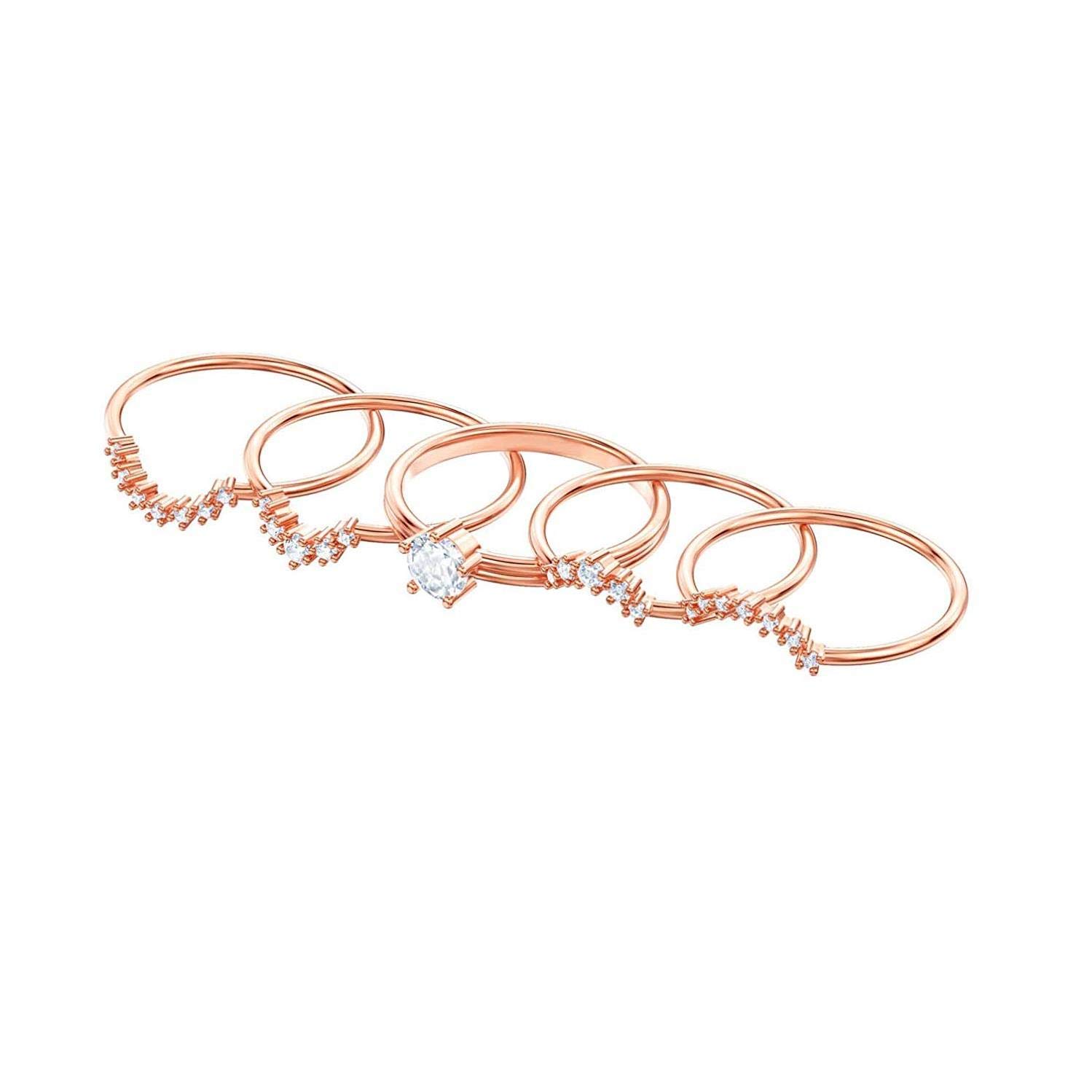 SWAROVSKI Mujer acero inoxidable Anillo 5486359