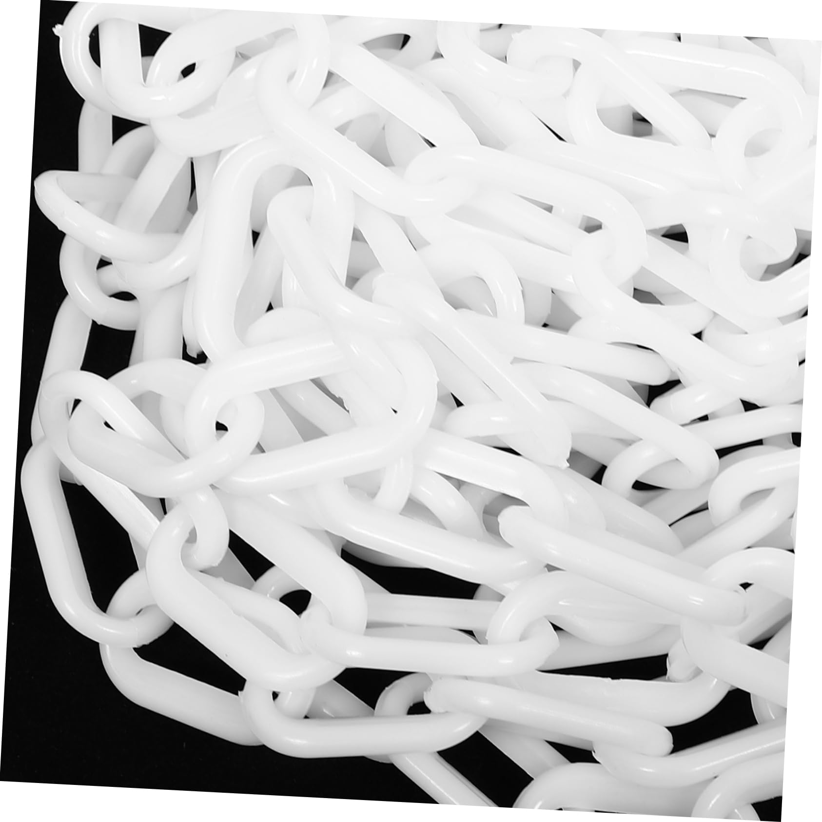 Cabilock Protective Chain Caution Security Chain Barricade Construction Site Chain from Guard Safety Chains Link Chain Gauge Door Chain Link Barrier Chain Driveway Chain Barrier Plastic