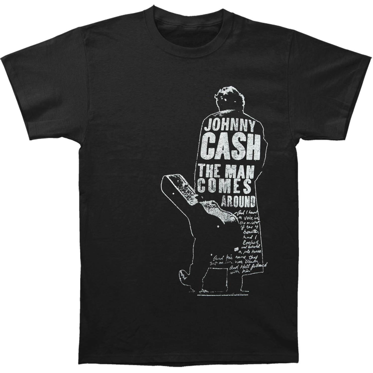 Rockoff Trade Black T-Shirt - Cotton Short Sleeve Tee (XL)