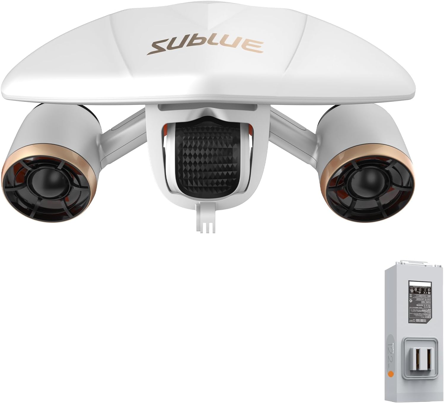 sublue Mix Pro Dual Motor Underwater Scooter - 2 Speed Modes, 60 Min Runtime, 40m Depth with Camera Mount & Low Battery Alarm for Pool, Diving, Snorkeling - Water Scooter for Adults & Kids