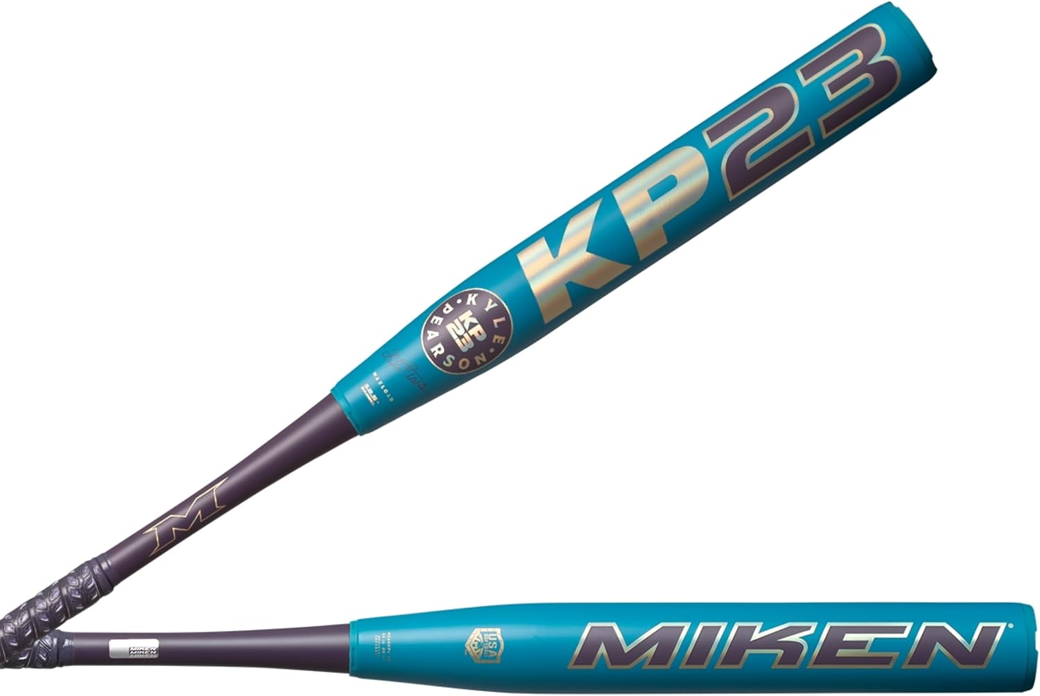 Miken | KP23 Maxload Slowpitch Softball Bat | USA | 12.5" Barrel | Maxload | 2-Piece | 25 oz