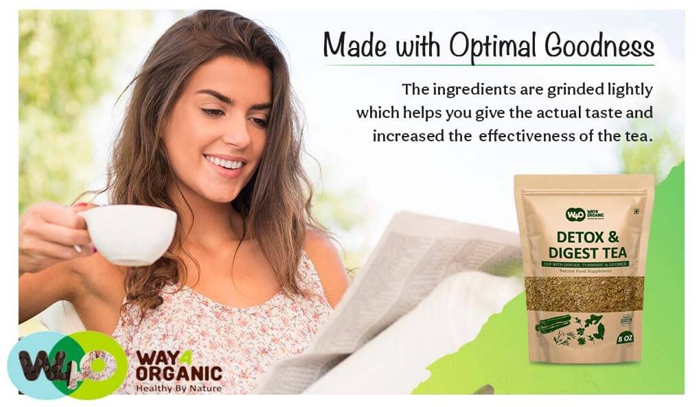 Detox and Digest CCF Tea with Ginger, Turmeric and Licorice Tea 8 Ounces (Pack of 1), 11 Herbs Benefits in One Tea - Image 5