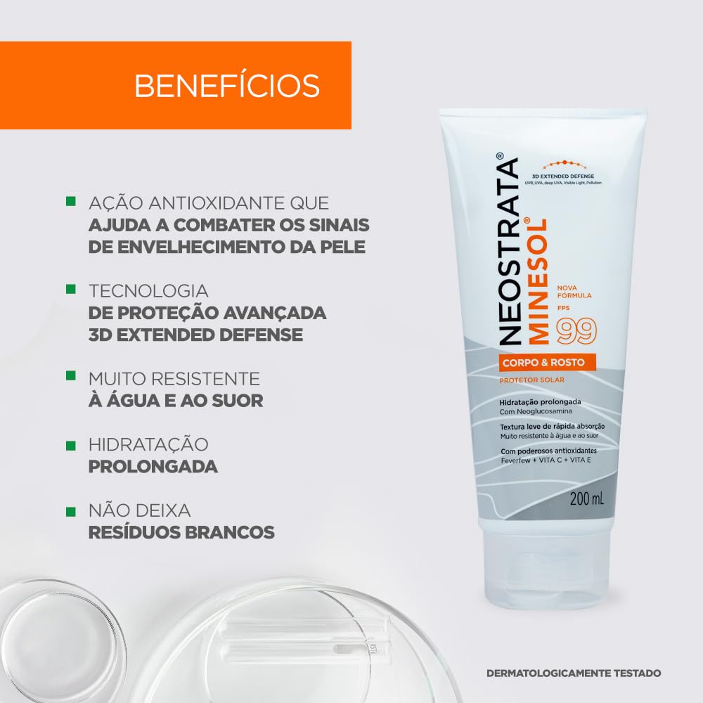 Neostrata Protetor Solar Corpo e Rosto Antioxidante FPS 99 em promoção! Veja a oferta e mais achadinhos de Proteção Solar Corporal 5 Hoje é o melhor dia para comprar Neostrata Protetor Solar Corpo e Rosto Antioxidante FPS 99 com aquele preço maroto! Promoção! Aproveite a oferta! 5