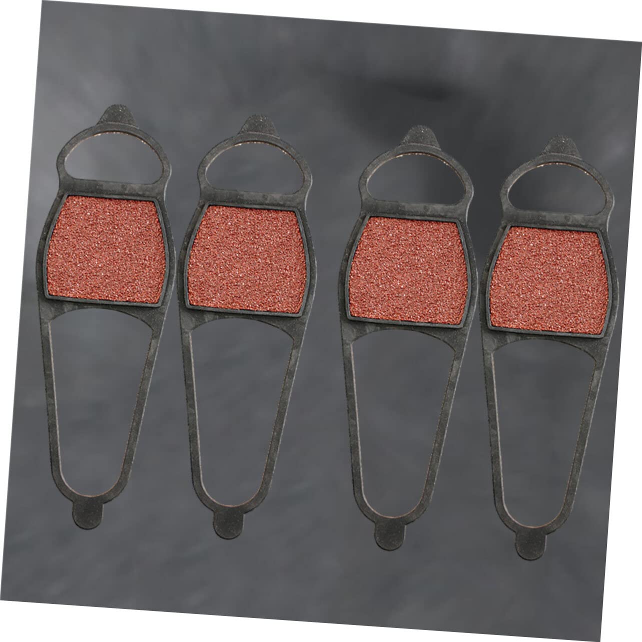 INOOMP Copriscarpe Antiscivolo in Gomma Ramponi, Set 2 Paia, Superficie Sabbia Grossa, Leggeri e Compatti Per Escursionismo, Corsa, Caccia e Camminate Su Ghiaccio e Neve