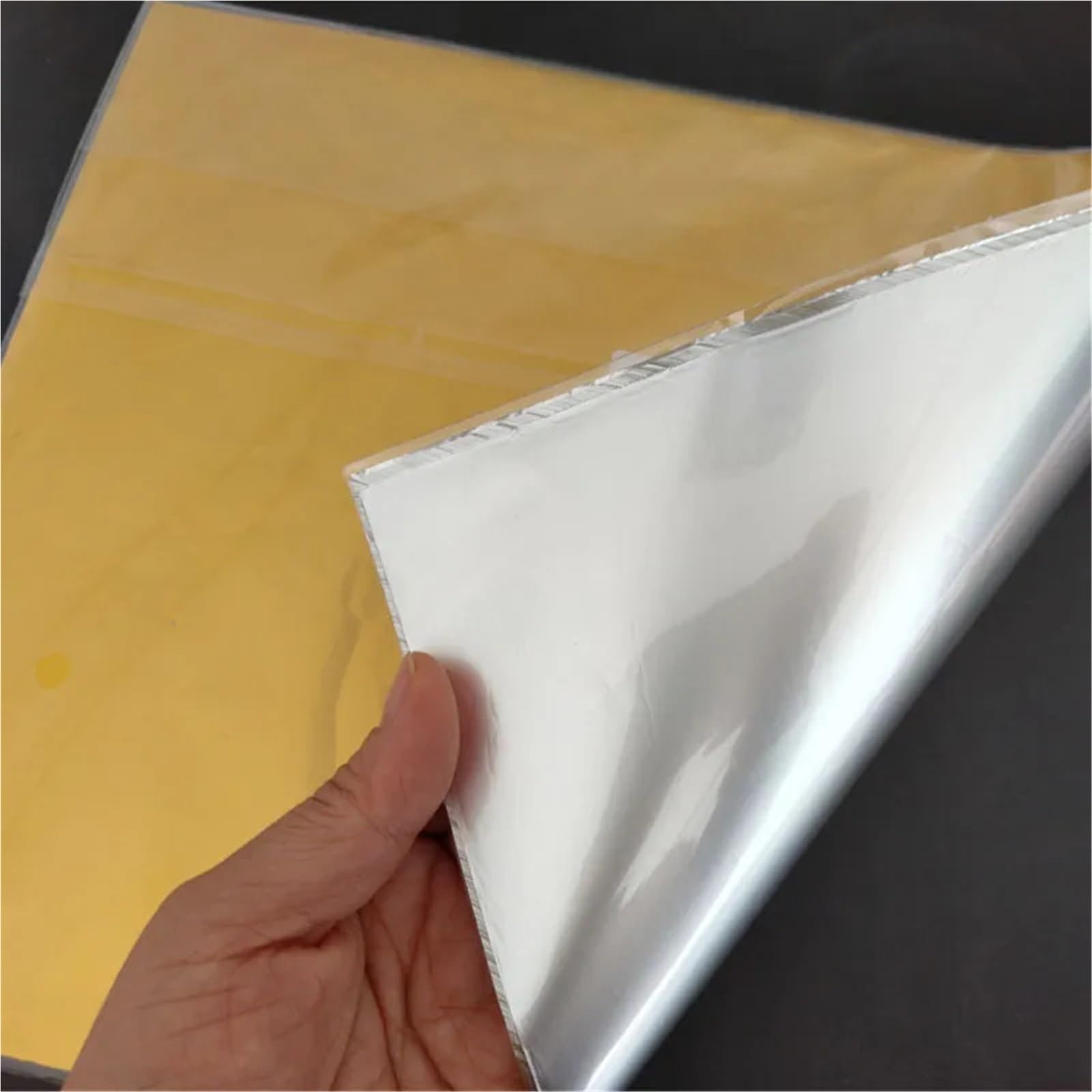 Bonbonpapier aus Folie, 100 Stück, 25 x 30 cm, Aluminiumfolie, glänzendes Gold, for selbstgemachte Süßigkeiten, Schokolade, Kekse, Geschenkverpackung