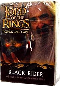 Lord of the Rings Card Game Theme Starter Deck Black Rider Saruman Deck