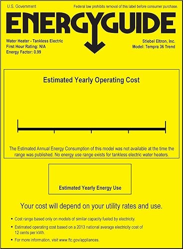 Miniatura 5 de Stiebel Eltron- Calentador de agua sin tanque, 36 Trend, 27000.0watts, 240.0 volts